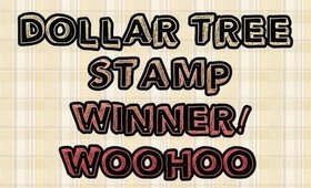 Dollar Tree Stamp Winner | 48 hrs To Claim Prize | PrettyThingsRock