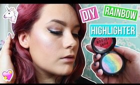 DIY Rainbow Highlighter (cheap & easy!)