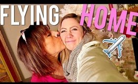 FLYING HOME FOR CHRISTMAS! Vlogmas 16, 2017