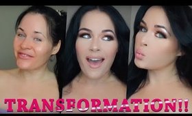 WORLDS FASTEST MAKEUP TRANSFORMATION!!! ULTIMATE BEFORE & AFTER!