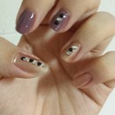 Simple Fall nails~
