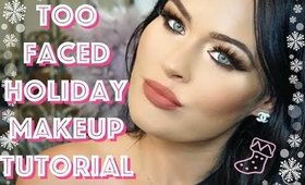 TOO FACED BOSS LADY PALETTE TUTORIAL! HOLIDAY MAKEUP TUTORIAL 2017