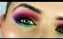 Rainbow Eye Make-Up Tutorial; So...? Ready For Summer  - ad ♥
