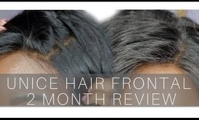 UNICE HAIR Review ! | Brazilian Body Wave Lace Frontal 2 Month Review