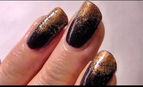 • Metallic Gradient Nails - Effie Trinket 'The Hunger Games' Inspired Nail Art  •