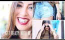 Get Ready With Me: Girls Day Out (Makeup, Hair, Outfit)