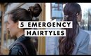 5 Emergency Hairstyles For When You Have No Time