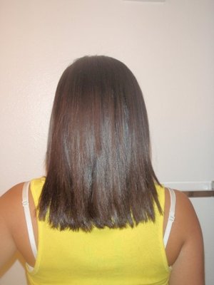 *BeautyByJualz* Carolina back side No More Curls. Straight & Confident..
