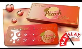 Too Faced Sweet Peach Palette Swatches + Review