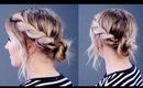 Hairstyle Of The Day: SUPER SIMPLE Twisted Rope Updo | Milabu