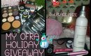 My Ofra Holiday Giveaway!!!
