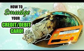 💵💲 HOW TO SAGE YOUR CREDIT / DEBIT CARD! 🔮 WHY YOU SHOULD CLEANSE YOUR CARDS 💲💵
