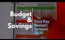 Budgeting & Savings | First pay period in January 2020