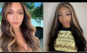 I'm Beyonce's Twin ! (highlight lace front ) Ft. Chinalace wigs