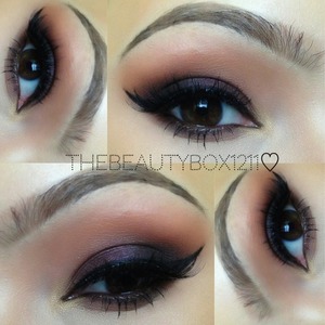 Details for today's plum smokey eye💜 I used the @anastasiabeverlyhills Catwalk palette that will be in Ulta stores this July😁 1.On the lid is Day Rate 2.In the crease is Pose 3.To further define the crease I applied Beauty Mark on the outer "V" 4.Then for a transition I used RTW 5.Inner corner is 10K 5.Lower lash line is a combo of Pose & Beauty Mark. These shadows are uber pigmented & creamy! Well done @anastasiabeverlyhills I'm loving this sultry palette. Also on my brows is her brow powder in Medium Brown 🐯 #thebeautybox1211 #anastasiabeverlyhills
