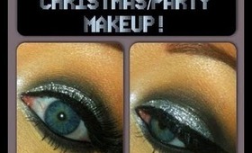 ♡ Tutorial ♡ Silver Glitter Christmas/Party Makeup...
