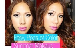 Make Up For Ever:  How to Wear Bright Pops of Color for Summer Makeup