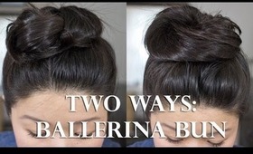 Two Easy Ways to Create a Ballerina Bun