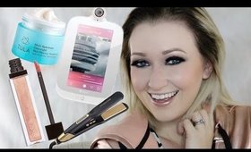 New Products I'm Trying! Smart Skincare Mirror, New Flat Iron, Skincare & MORE! [Sparkmas Day 9]