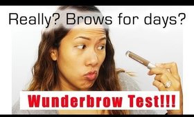 Makeup Test:  Wunderbrow - Does it really work?