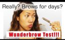 Makeup Test:  Wunderbrow - Does it really work?