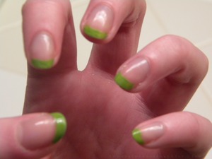 grinch french tips