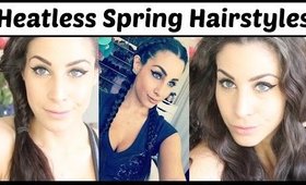 Heatless Quick & Simple Spring Hairstyles