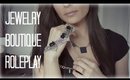 ASMR JEWELRY BOUTIQUE ROLE PLAY ♡ Whispering & Soft Sounds