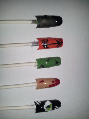 just some nail art I did in cosmology school... not the best haha