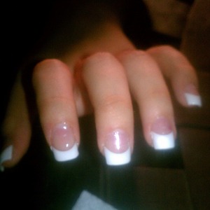 first time doing acrylic nails