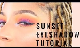 Sunset Eyeshadow Makeup Tutorial