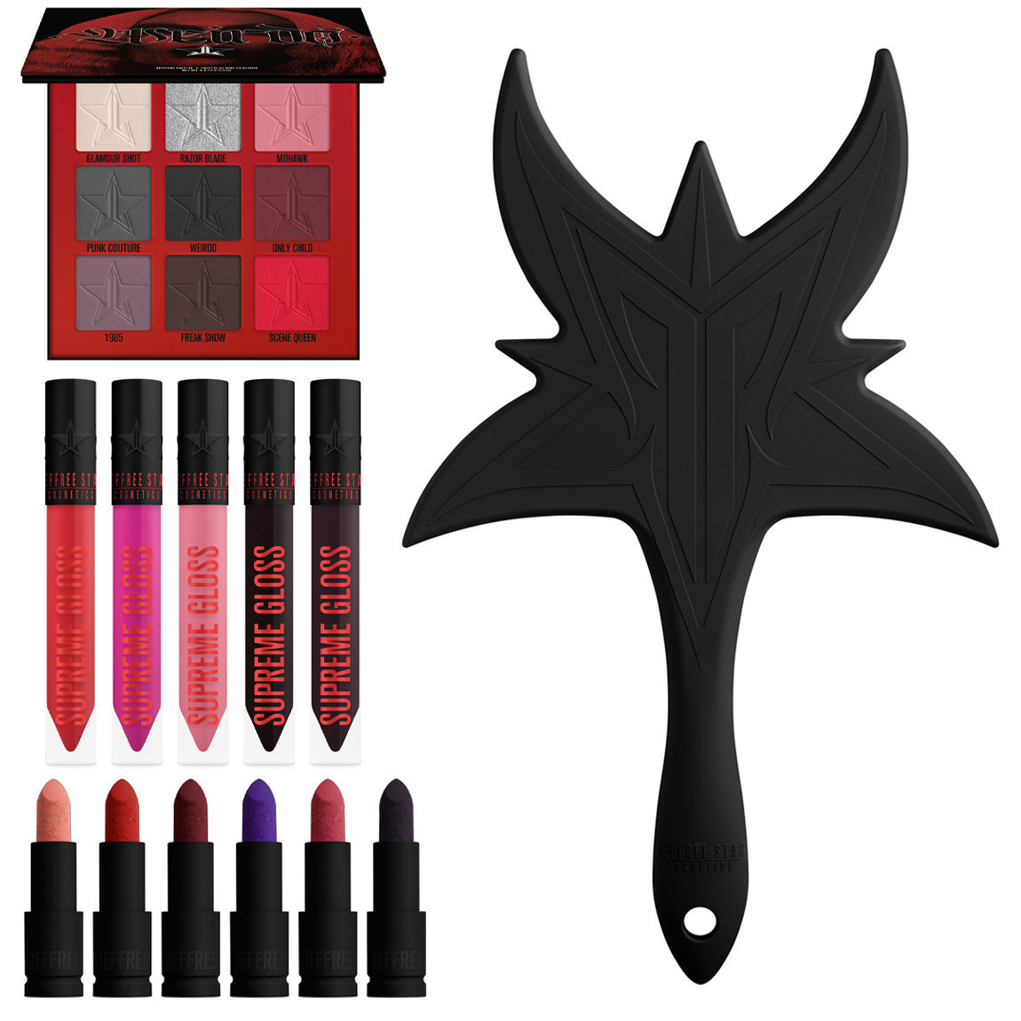 Jeffree Star Cosmetics Weirdo Collection Bundle Black Soft Touch Mirror alternative view 1 - product swatch.