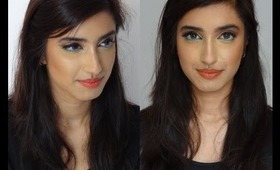 Golden bronze party Makeup ft Illamasqua Mac Revlon Fm Cosmetics