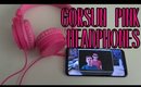 Gorsun Neon Pink Foldable Headphones & New Camera test