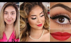 Old Hollywood Glam TRANSFORMATION (Speed up)