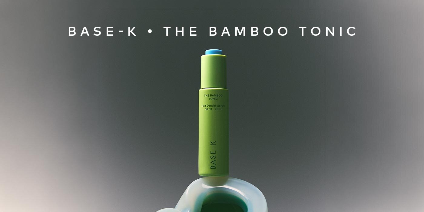 Powered by 12 growth- and scalp-supporting actives, this lightweight daily serum helps reduce visible shedding and restore fuller, denser-looking hair in 90 days. Shop BASE-K The Bamboo Tonic at Beautylish.com