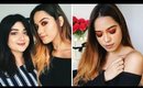 CORALLISTA DOES MY MAKEUP || Deep Red Eye Makeup Tutorial for Indian Skin