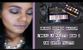 Grunge Inspired Makeup With L'oreal La Palette Nude 2