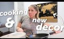 Cooking in my NEW KITCHEN + Getting apartment decor in the mail! | NYC Moving vlog