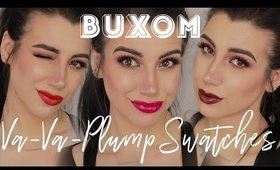 Buxom Va-Va-Plump Shiny Liquid Lipstick Swatches | ALL 20 SHADES!