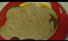 Chicken Fried Steak (and eggs!)