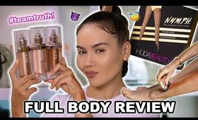 NEW HUDA BEAUTY NYMPH LIQUID HIGHLIGHTERS REVIEW | Maryam Maquillage