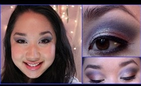 NHL Tutorial: Washington Capitals - Blue, Red & GLITTER! (Lorac 3d Liquid Lustre & Pro Palette)