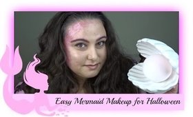 EASY Last Minute MERMAID Makeup for Halloween