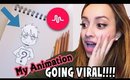 My ANIMATION on MUSICALLY Going VIRAL!!!🙀🤯
