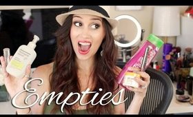 Products I Have Used Up - Empties Hits & Misses!