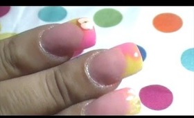 Pink Lemonade Back To School Acrylic Nail Art:::... Jennifer Perez of Mystic Nails ☆