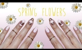 Spring Flowers | Cut Out Nail Art ♡