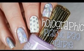 Holographic Marble Nails | NailsByErin