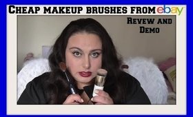 Ebay Makeup Brush Review & Demonstration